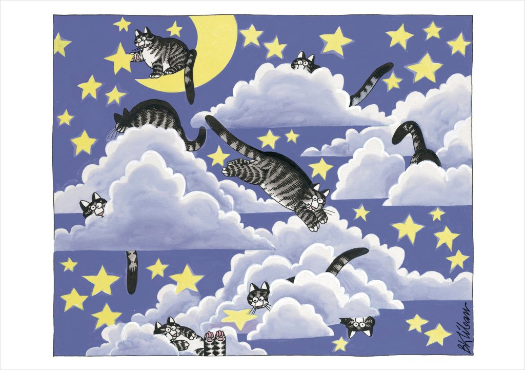B. Kliban: Cats in the Clouds Notecard