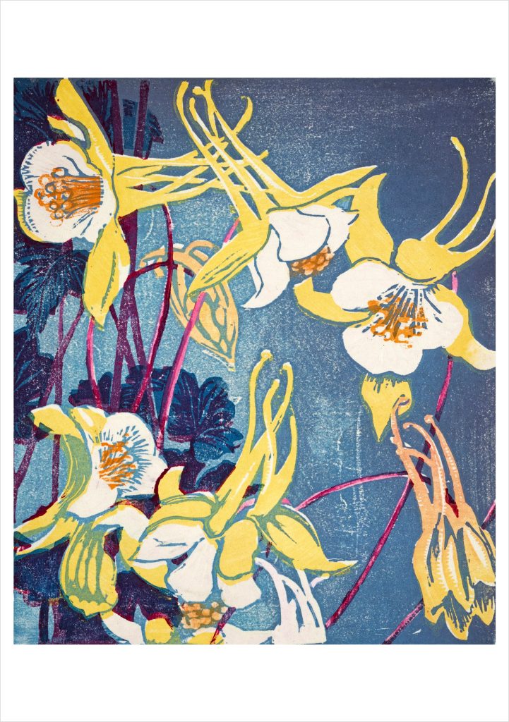 Mabel Royds: Columbines Notecard