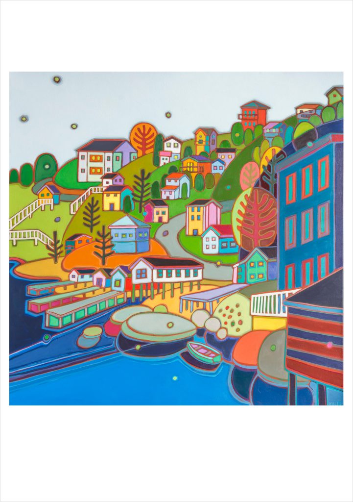 Darlene Kulig: Jelly Bean Hill Notecard