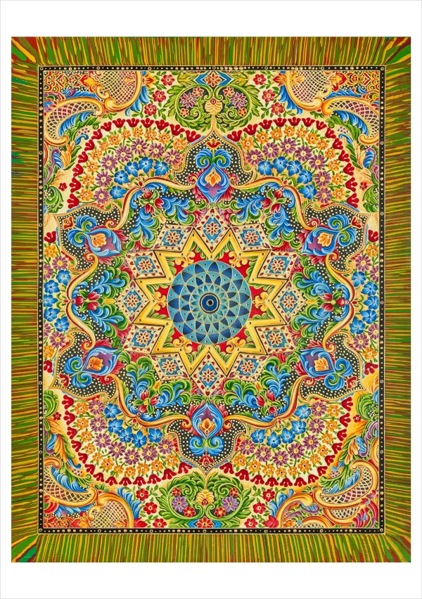 Paul Heussenstamm: Tapestry Mandala Notecard