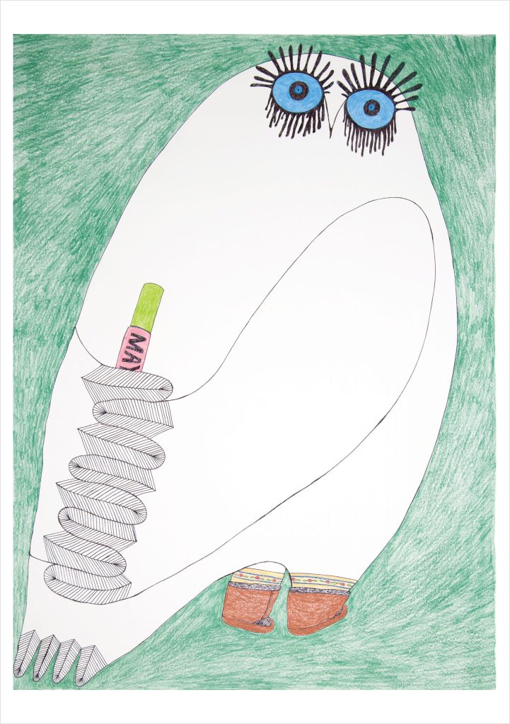 Ningiukulu Teevee: Mas-Scary-A Notecard