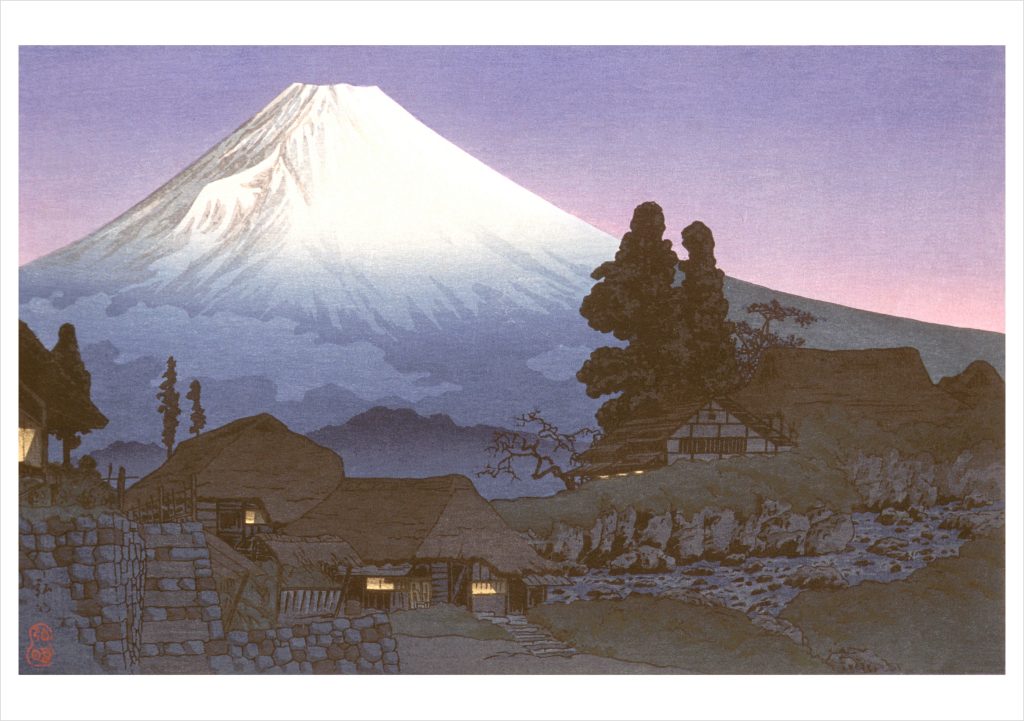Takahashi Hiroaki: Mt. Fuji Notecard