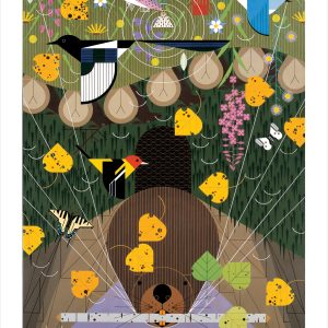 Charley Harper: The Rocky Mountains Notecard