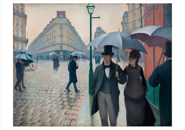 Gustave Caillebotte: Paris Street; Rainy Day Notecard