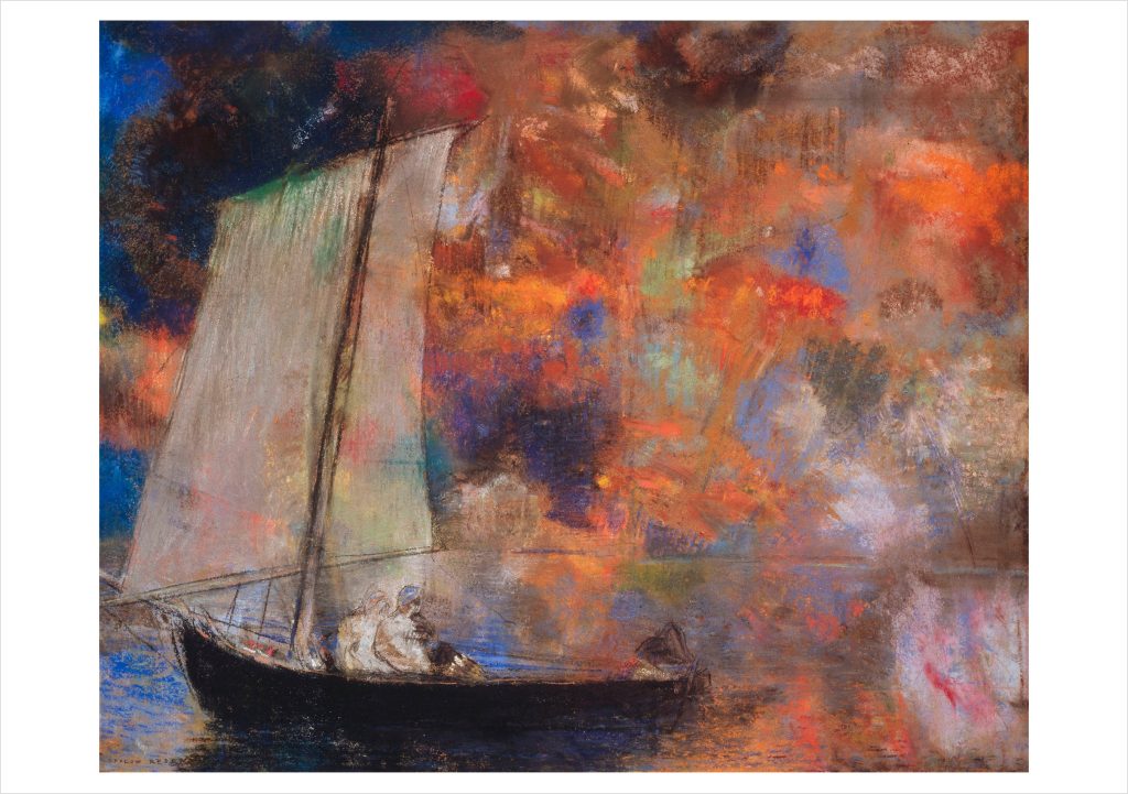 Odilon Redon: Flower Clouds Notecard