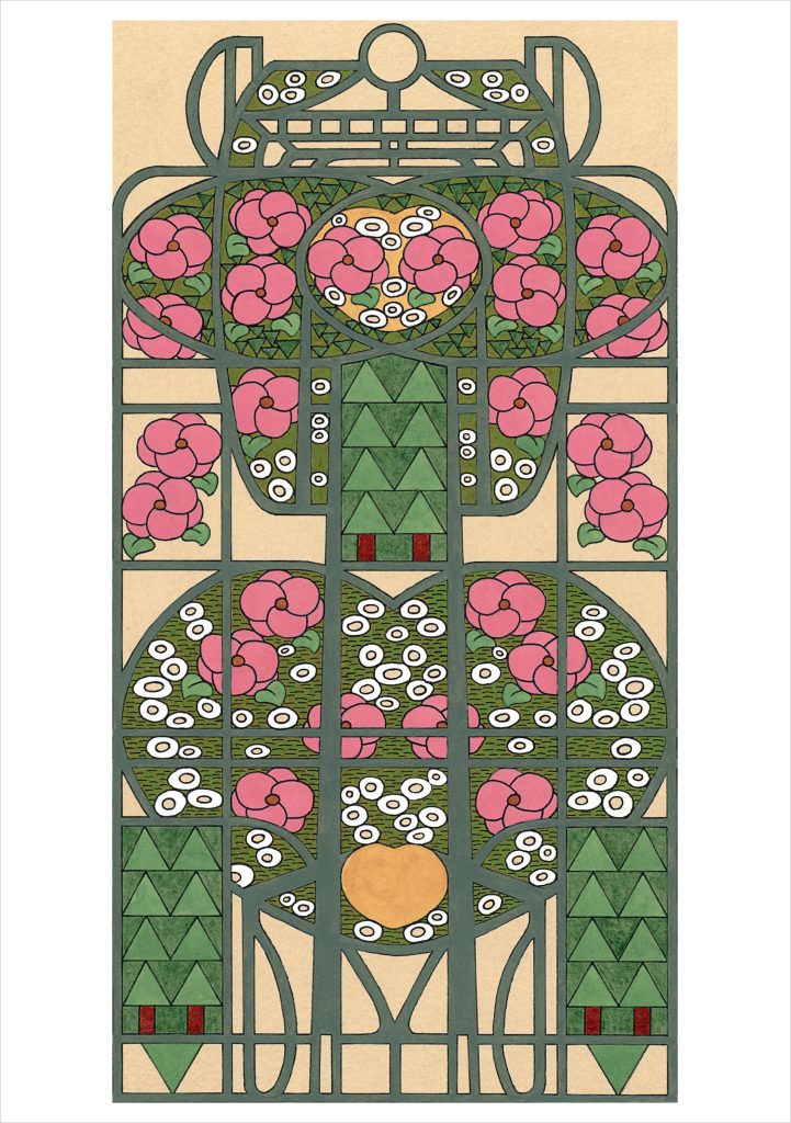 CJ Hurley: Camellia and Rose Notecard