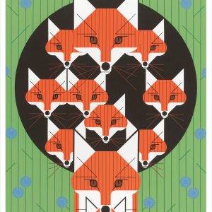 Charley Harper: Foxsimiles Notecard