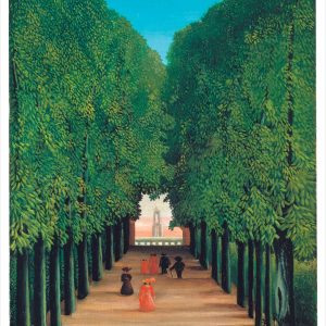 Henri Rousseau: Avenue in Saint-Cloud Park Notecard