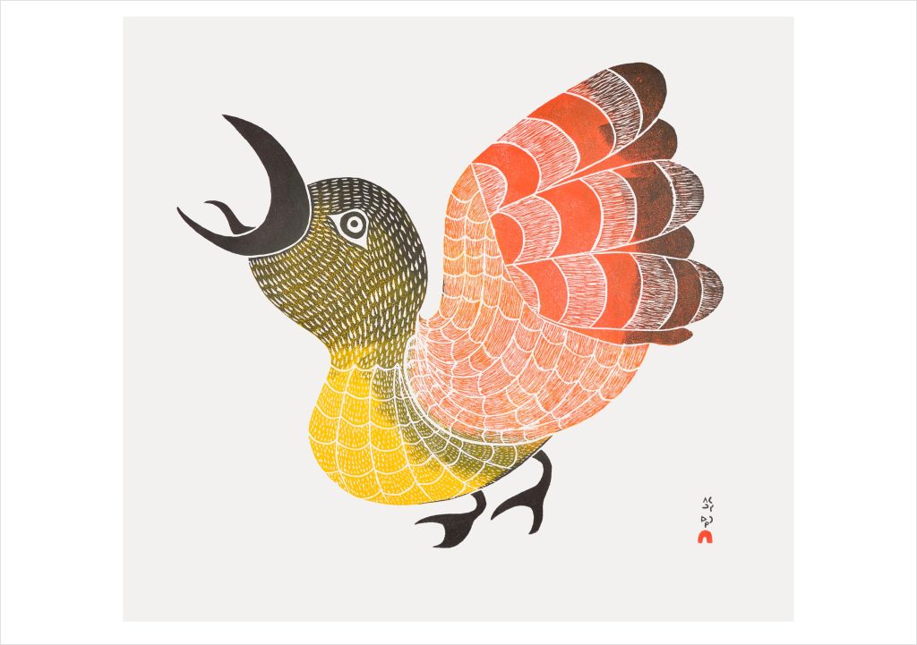 Pitaloosie Saila: Bird of Sargo Notecard