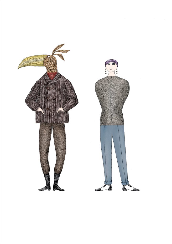 Edward Gorey: Mélange Funeste Notecard