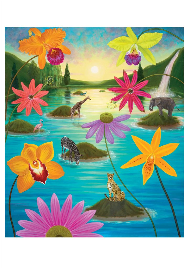 L. C. Armstrong: Sunrise in Paradise Notecard