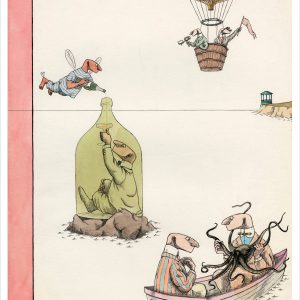 Edward Gorey: Summer Seaside Holiday Notecard