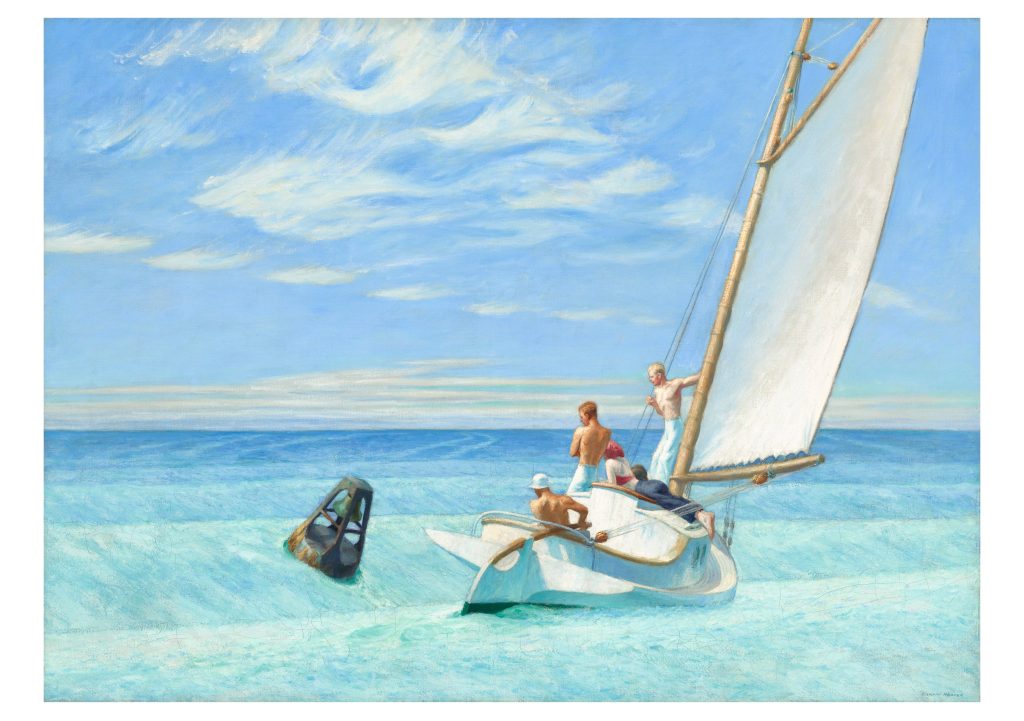 Edward Hopper: Ground Swell Notecard
