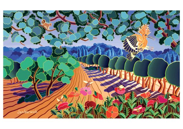 Jan Barwick: La Huppe Notecard