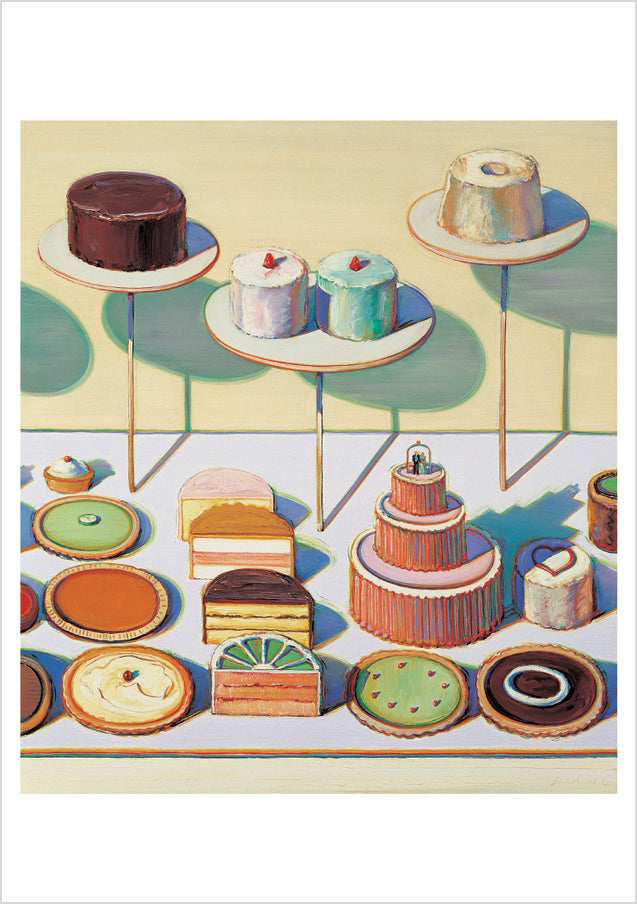 Wayne Thiebaud: Cakes and Pies Notecard