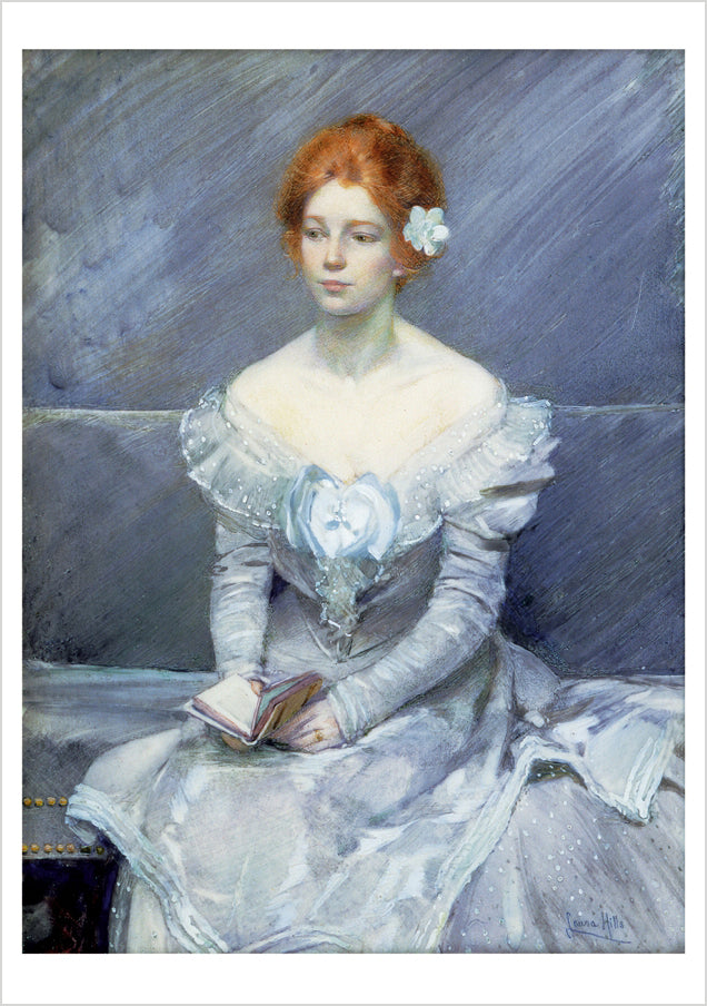Laura Coombs Hills: Fire Opal (Grace Mutell) Notecard