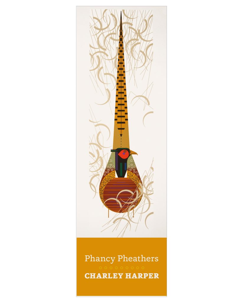 Charley Harper: Phancy Pheathers Bookmark