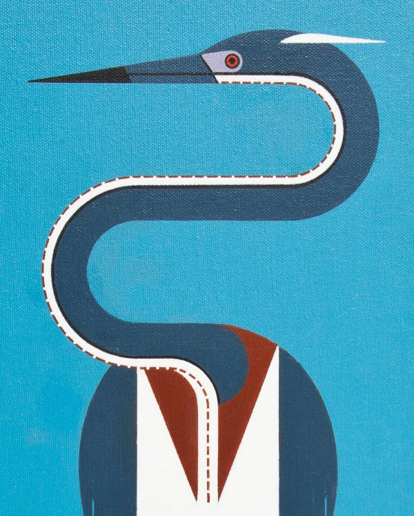 Charley Harper: Heron Hangout Bookmark - Image 2