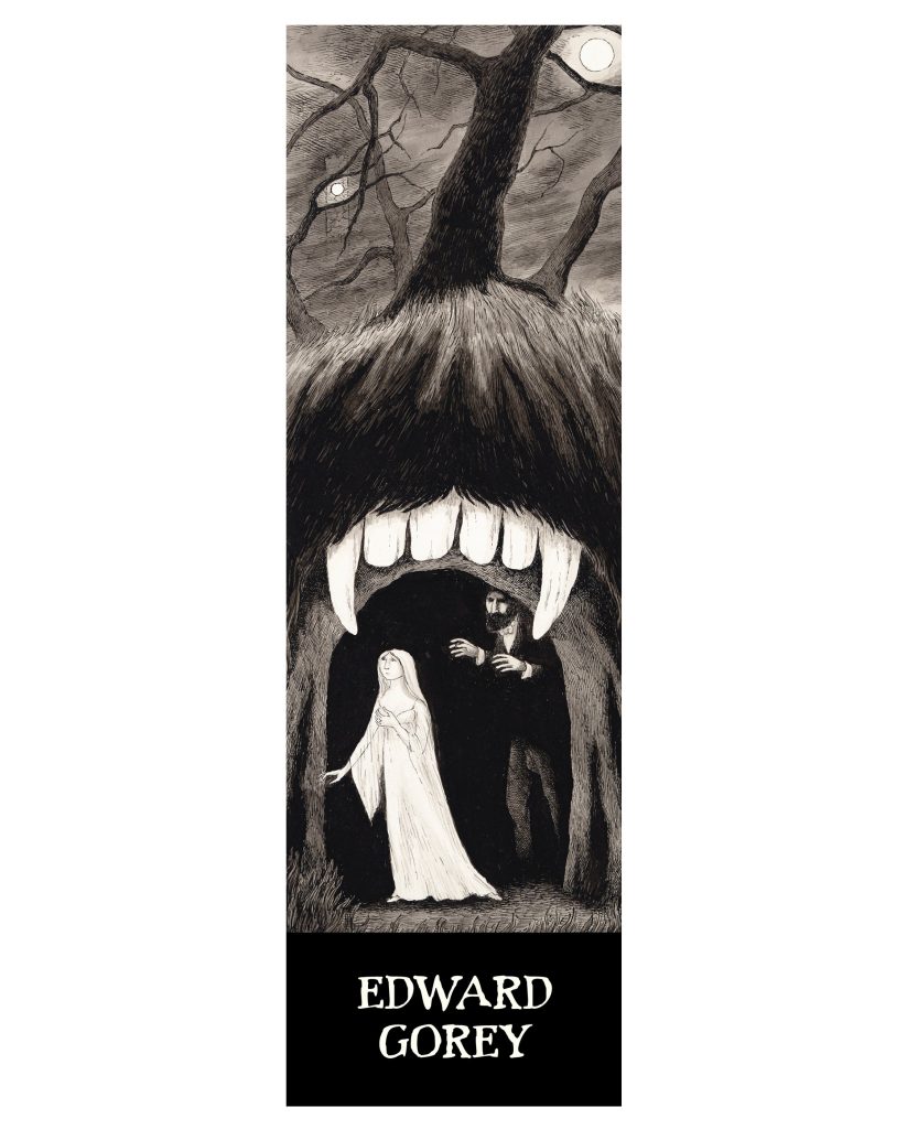 Edward Gorey: Dracula and Lucy Bookmark