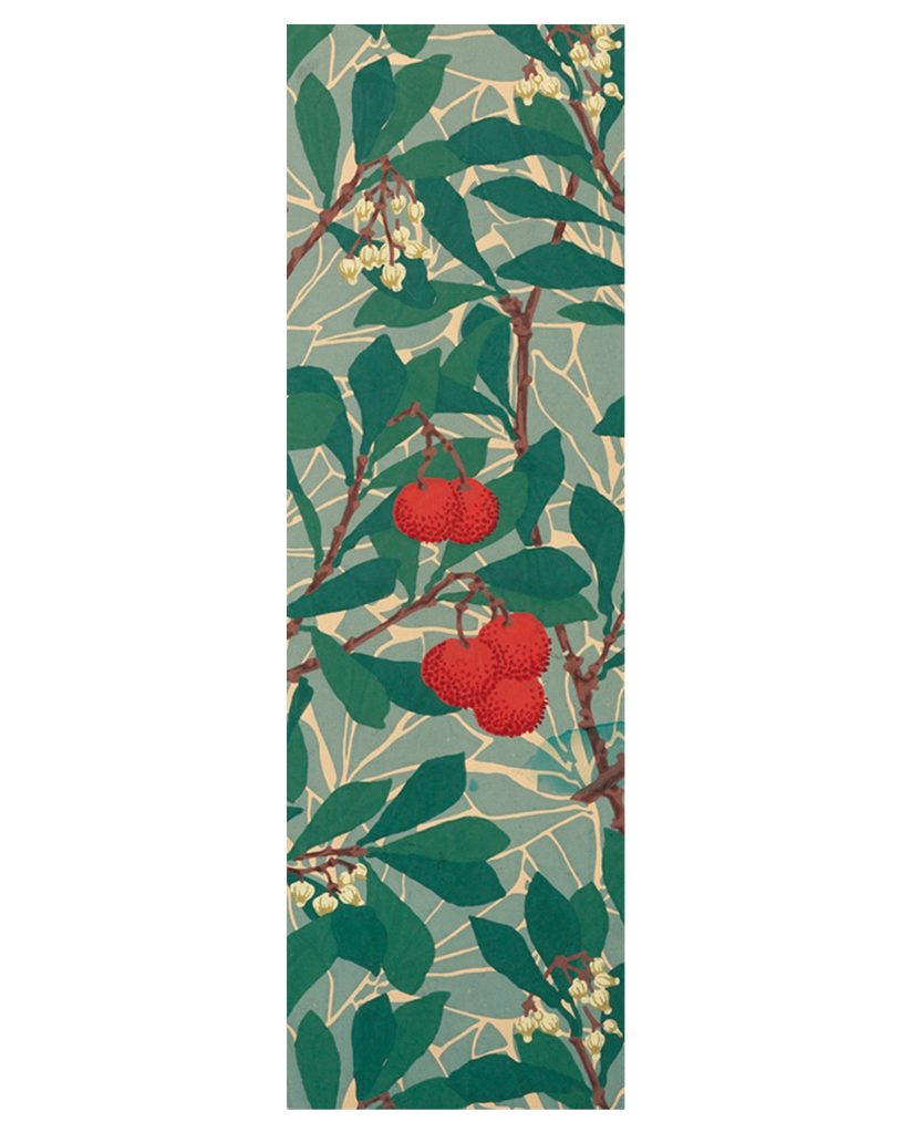 William Morris: Arbutus Pattern Bookmark