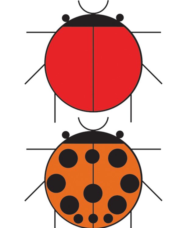 Charley Harper: Ladybug Sampler Bookmark - Image 2