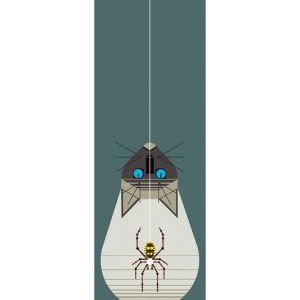 Charley Harper: Along Came a Spider Bookmark