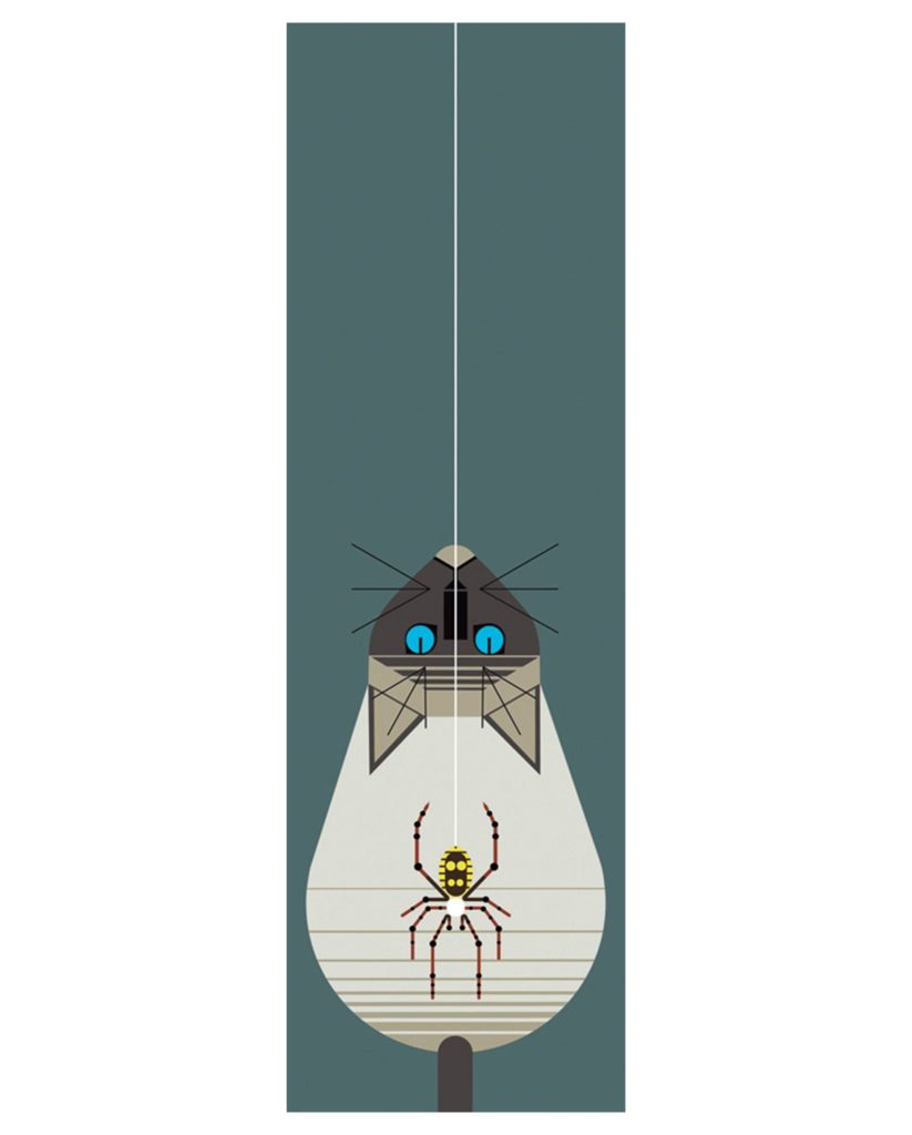 Charley Harper: Along Came a Spider Bookmark