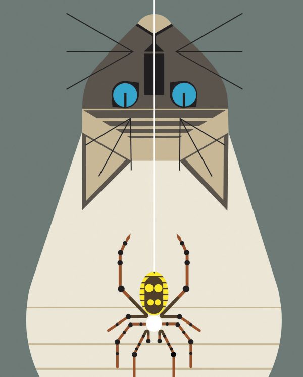 Charley Harper: Along Came a Spider Bookmark - Image 2