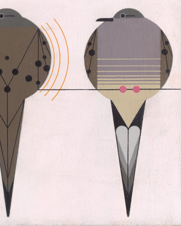 Charley Harper: Lovey Dovey Bookmark - Image 2