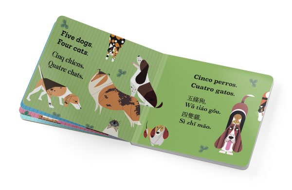 Charley Harper's Cats and Dogs: Multilingual Counting Book - Image 4