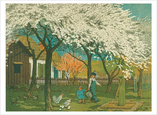 The Woodblock Prints of Gustave Baumann Book of Postcards - Image 4