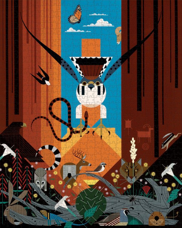 Charley Harper: Canyon Country 1000-Piece Jigsaw Puzzle - Image 2