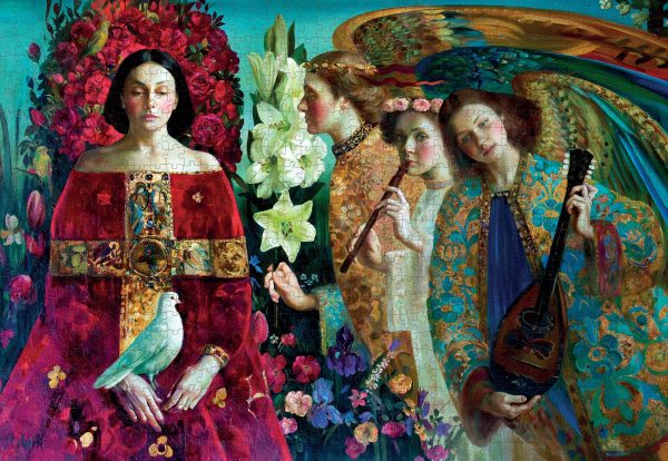 Olga Suvorova: Annunciation 1000-Piece Jigsaw Puzzle - Image 2