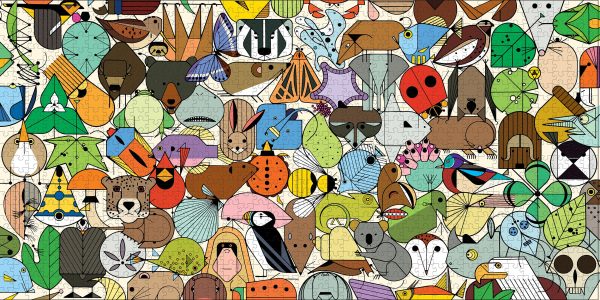 Charley Harper: Beguiled by the Wild 1000-Piece Jigsaw Puzzle - Image 2