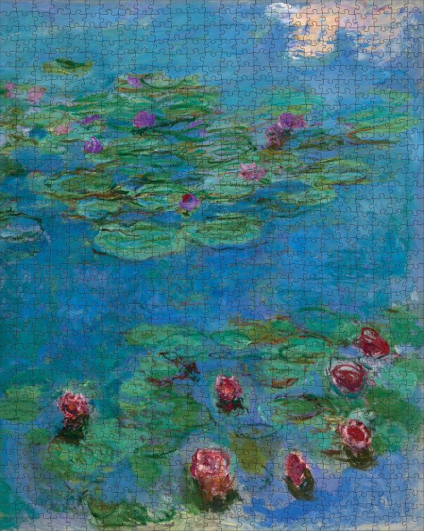 Claude Monet: Water Lilies 1000-Piece Jigsaw Puzzle - Image 2