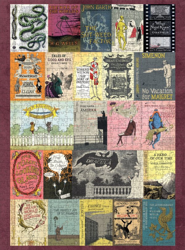 Edward Gorey's Book Covers 1000-Piece Jigsaw Puzzle - Image 2