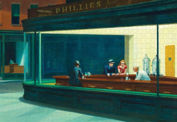 Edward Hopper: Nighthawks 1000-Piece Jigsaw Puzzle - Image 2