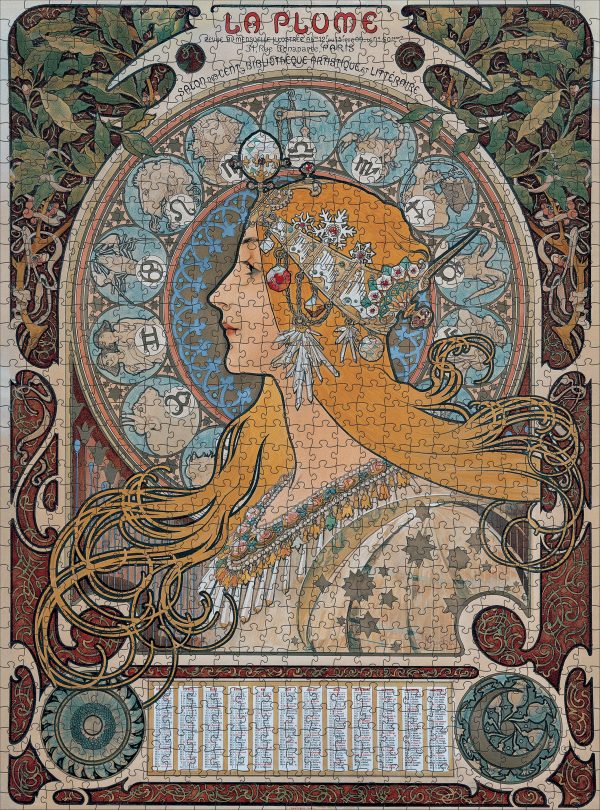 Alphonse Mucha: Zodiac 1000-Piece Jigsaw Puzzle - Image 2