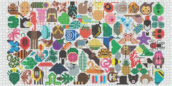 Charley Harper: Web of Life 2000-Piece Jigsaw Puzzle - Image 2