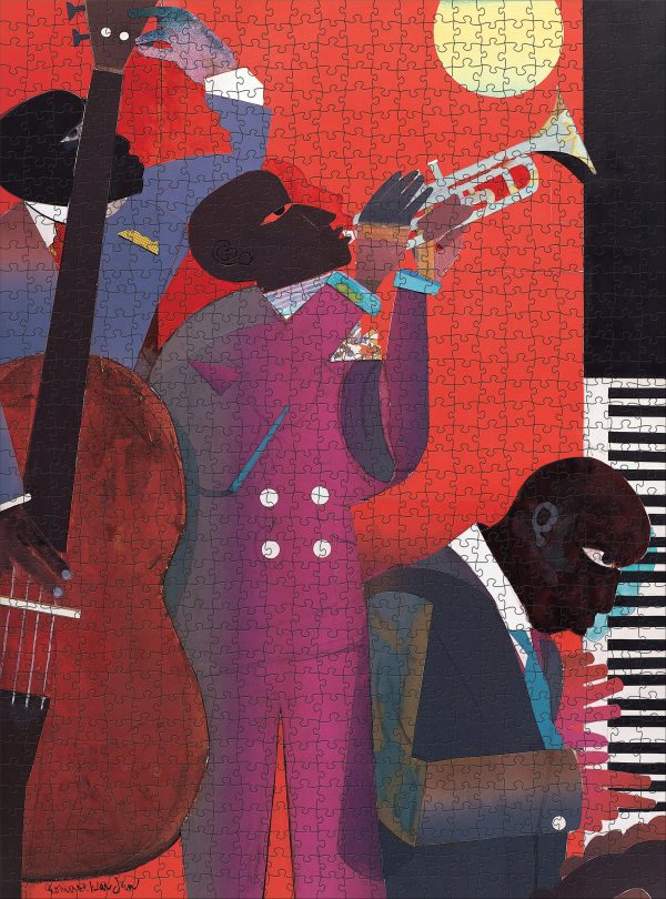 Romare Bearden: Up at Minton's 1000-Piece Jigsaw Puzzle - Image 2