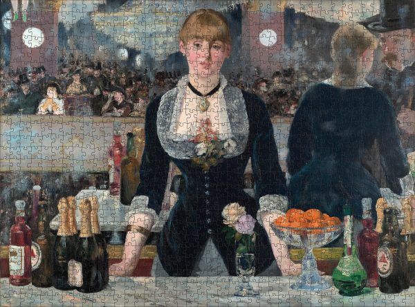 Édouard Manet: A Bar at the Folies-Bergere 1000-Piece Jigsaw Puzzle - Image 2