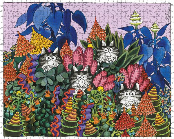 B. Kliban: Jungle Cats 1000-Piece Jigsaw Puzzle - Image 2