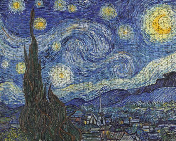 Vincent van Gogh: The Starry Night 1000-Piece Jigsaw Puzzle - Image 2