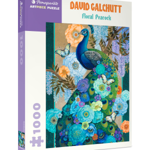 David Galchutt: Floral Peacock 1000-Piece Jigsaw Puzzle