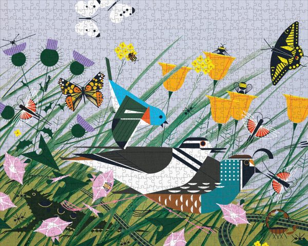 Charley Harper: Once There Was a Field 1000-Piece Jigsaw Puzzle - Image 2