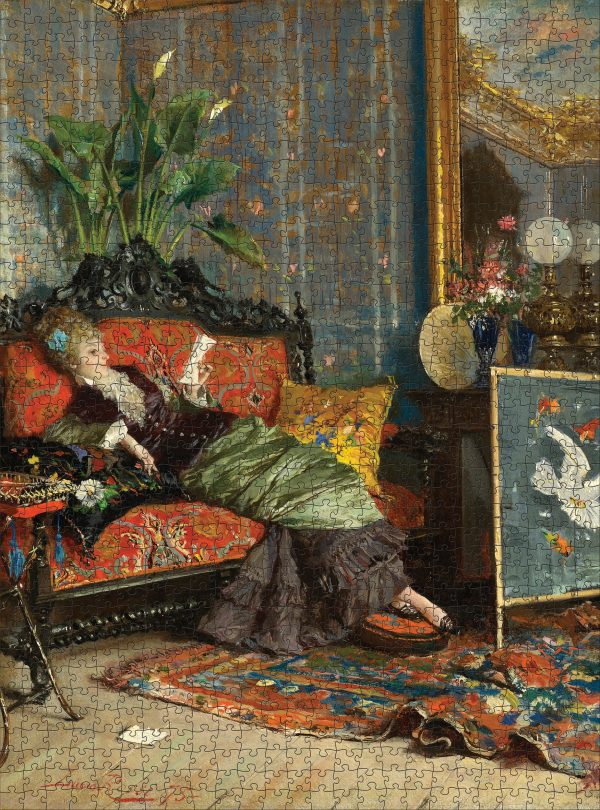 The Reading Woman 1000-Piece Jigsaw Puzzle - Image 2