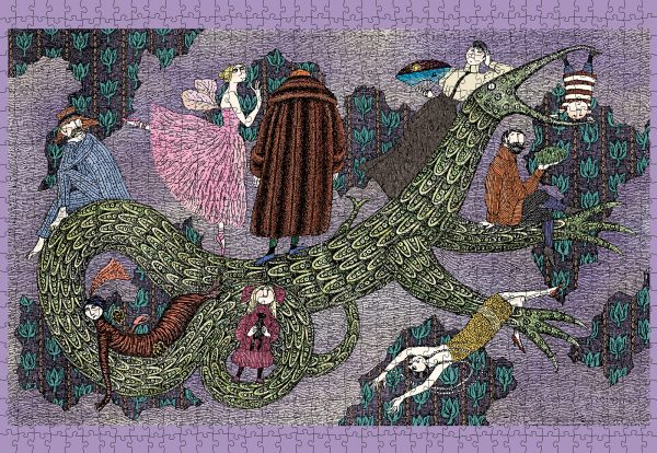Edward Gorey: Drop Curtain 1000-Piece Jigsaw Puzzle - Image 2