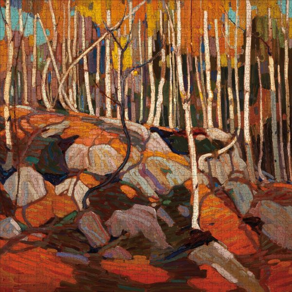 Tom Thomson: The Birch Grove. Autumn 1000-Piece Jigsaw Puzzle - Image 2