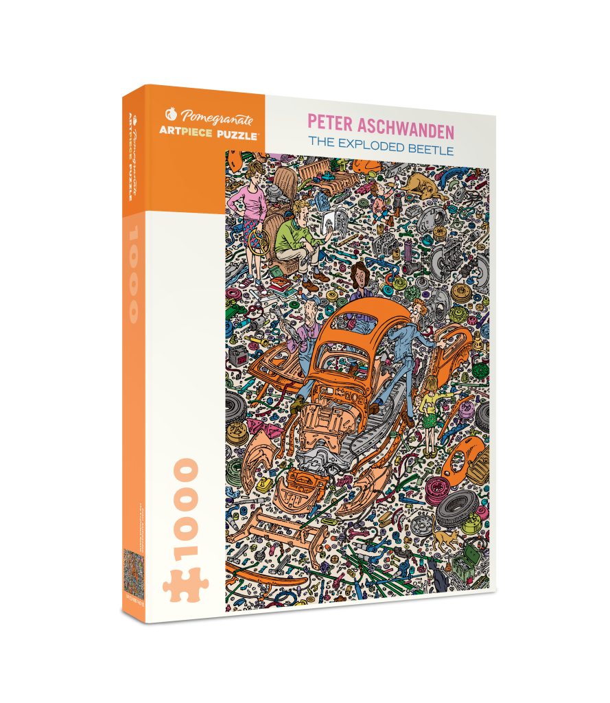 Peter Aschwanden: The Exploded Beetle 1000-Piece Jigsaw Puzzle