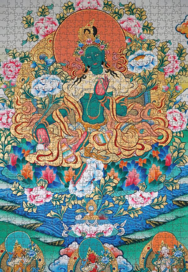 Green Tara 1000-Piece Jigsaw Puzzle - Image 2